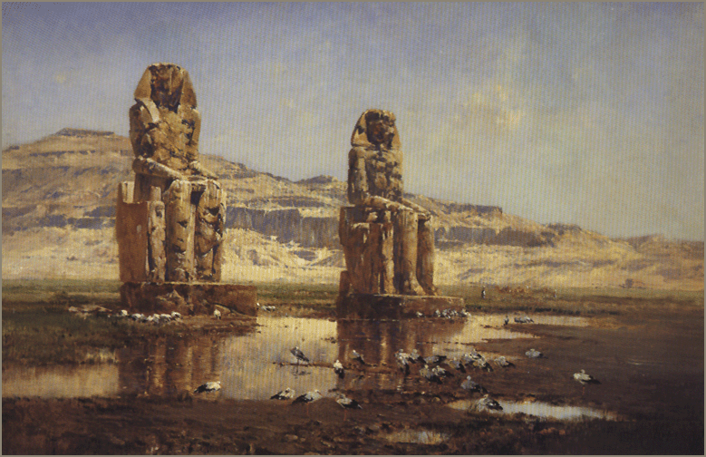 The Colossi of Memnon.